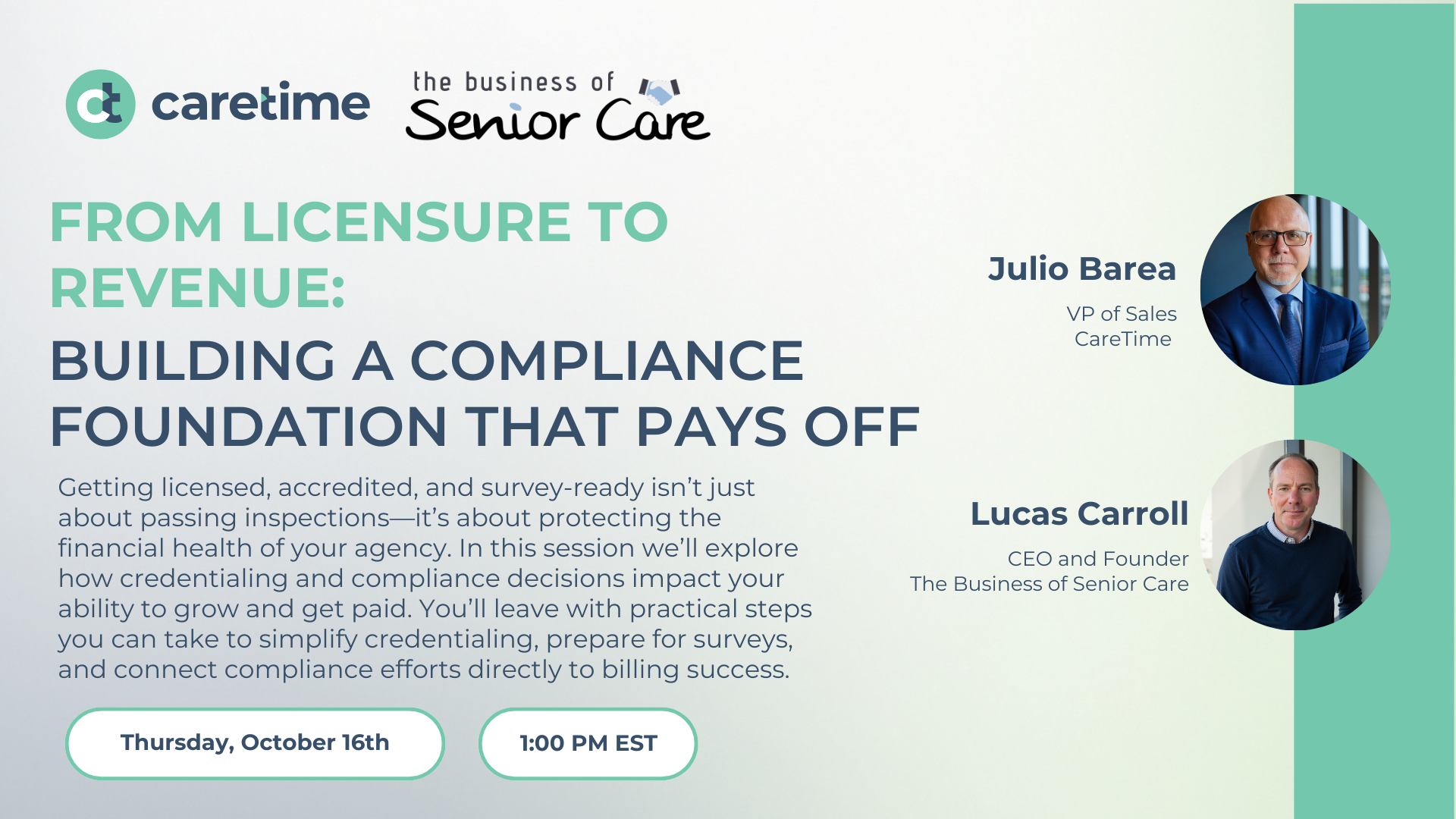 CareTime - Q4-2025 - The Business of Senior Care Webinar Promo Website Tile