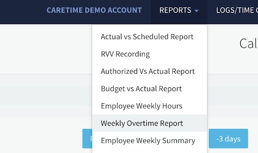 Overtime-reports